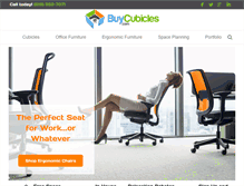 Tablet Screenshot of buycubicles.com